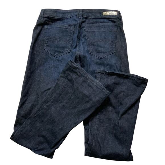 Refuge Vixen Jeans Womens 10 Mid Rise Curvy Bootcut Dark Wash Streetwear Denim - Picture 4 of 10